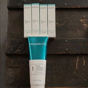 Proactiv deep cleaning face wash, eye brighteni
